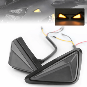 High Brightness LED Flush Mount Turn Signal Lights, Waterproof, Easy Installation for Motorcycles