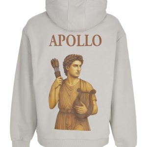 Hoodie Man Gods Apollo Hoodie Light Asphalt