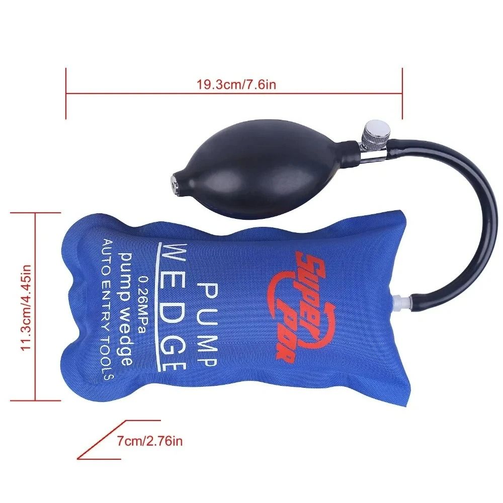 Inflatable Pump Wedge Tool for Car Door and Precision Lifting