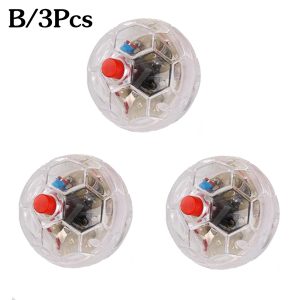 Interactive Flash Motion Pet Toy Set - Ideal for Paranormal Play | Light Up Ghost Hunting Balls - 3pcs