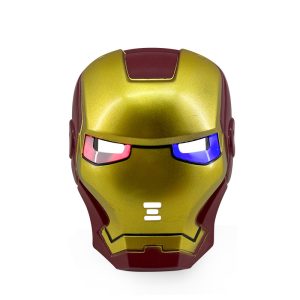 Iron Man Hulk Mask Captain America Costume, SpiderMan Spiderman Cosplay LED Mask Super Hero Cosplay Halloween