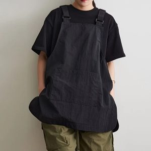 Japanese Style Waterproof Work Apron Unisex Kitchen Barber And Cafe Workwear