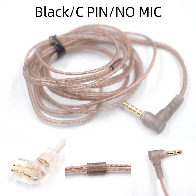 KZ 784-Core Mixed Copper Upgrade Cable - 0.75mm 2-Pin IEM Replacement Wire for Clearer, Richer Sound