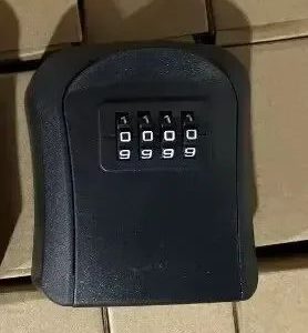 Key Keeper Combination Lock, Wall Mounted Waterproof 4-Digit Password Safe Box, Easy Installation for Home or Office