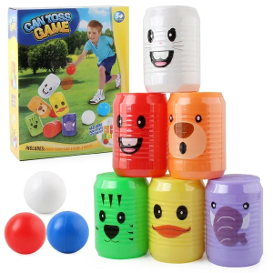 Kids Bowling Cans Balls Set Educational Toy Children Sports Durable Eco Friendly Safe Intelligence Development
