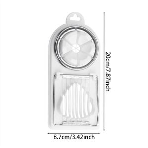 Kitchen Accessory Tools, Stainless Steel Wire Pull Egg Cutter, For Hanging High Quality Slicer