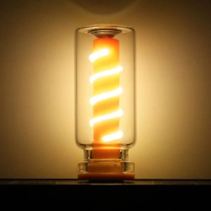 LED Filament Atmosphere Light Bulb, USB Touch Control Incandescent Car LED Night Light for Bedroom, Travel, Gift Decor