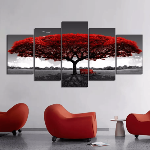 Landscape Canvas Wall Art Set, Modern Living Room Decor Paintings