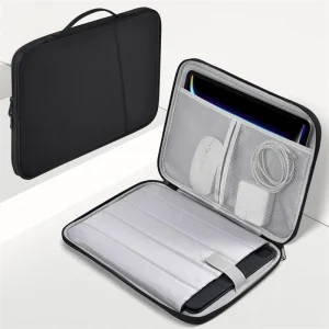 Laptop Sleeve Case for Macbook Air Chip, Portable Shockproof Handle Bag, Mac Book Pro Cover Accessories