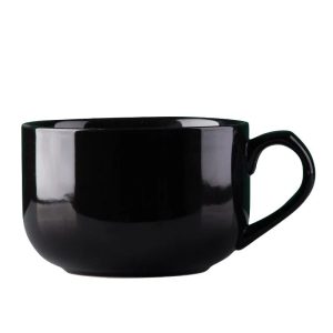 Large Capacity Ceramic Coffee Mug and Breakfast Bowl