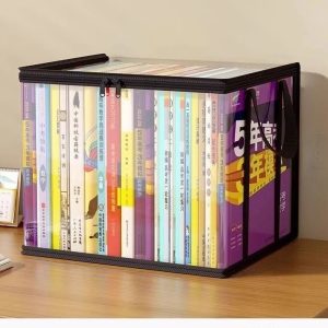 Large Capacity Transparent PVC Flip Top Storage Bag