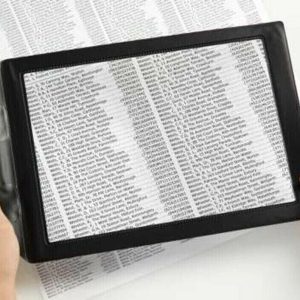Large Full Page Magnifier 4x Magnifying Glass Reading Aid for Books & Text