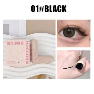 Lazy Dual-Head Eyeliner Stamp - Waterproof, Fast-Drying Liquid Liner Pen