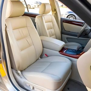 Leather Synthetic Console Armrest Cover, Waterproof, Soft Cushion, Durable Microfiber Material for Comfortable