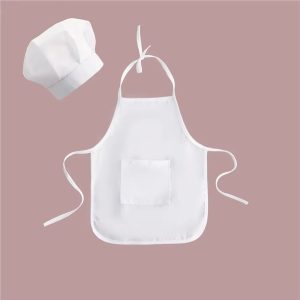 Little Chef Baby Apron and Hat Set