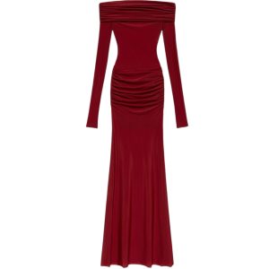 Long dress Ria Woman Aniye By neck on back