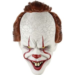 Luminescent Stephen Halloween Mask Realistic LED Clown Mask for Halloween & Carnival
