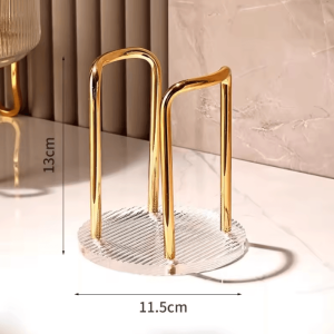 Luxury Cup Storage Holder - Disposable Cup Dispenser and Mug Display Stand for Home Organizer Rack