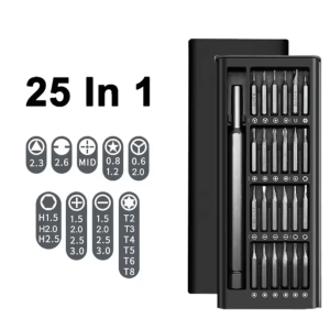 Magnetic Precision Screwdriver Set with Tri Wing and Torx Bits for Electronics Repair
