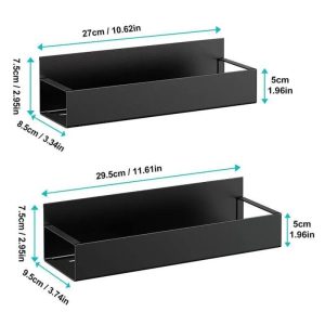 Magnetic Storage Shelf for Kitchen & Refrigerator - Multifunctional Side Hanging Storage Rack for Household Use