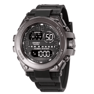 Mens Multifunction LED Sports Watch Waterproof Luminous