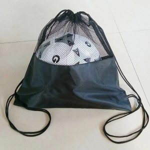 Mesh Ball Storage Backpack Drawstring Sports Gear Bag For Basketball And Soccer