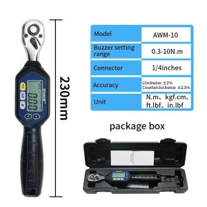 Mini Digital Torque Wrench Adjustable Professional Hand Tool