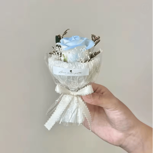 Mini Eternal Flower Bouquet Gift Box Rose and Sunflower Keepsake