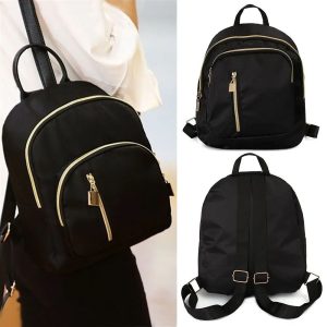 Mini Oxford Backpack Purse for Women - Multi Function Travel Daypack