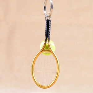 Mini Tennis Racket Keychain Gift Accessory for Sports Lovers