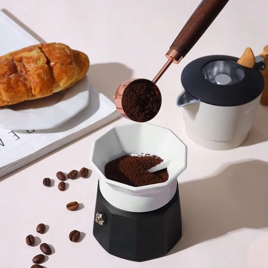 Mocha Coffee Powder Distributor and Rotary Dosing Tool
