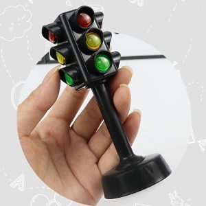 Montessori Educational Toy, Traffic Light Toy Model, Parking Lot Scene for Learning
