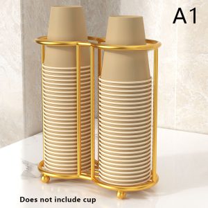Multi-functional Desktop Cup Storage Rack, Household Coffee Cup Holder, Disposables Cups Picker for Kitchen