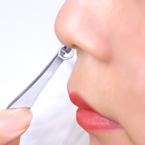 Multifunction Round-Tipped Nose Hair Trimming Tweezers