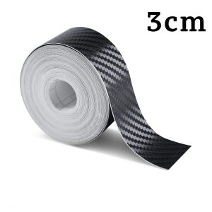 Nano Carbon Fiber 3D Protective Tape Waterproof Scratch Resistant Car Door Mirror DIY Protection Strip