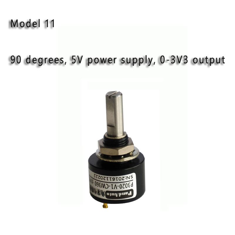 Non-Contact Angle Sensor, 0-360° No Dead Angle Displacement Sensor Digital Potentiometer Replacement