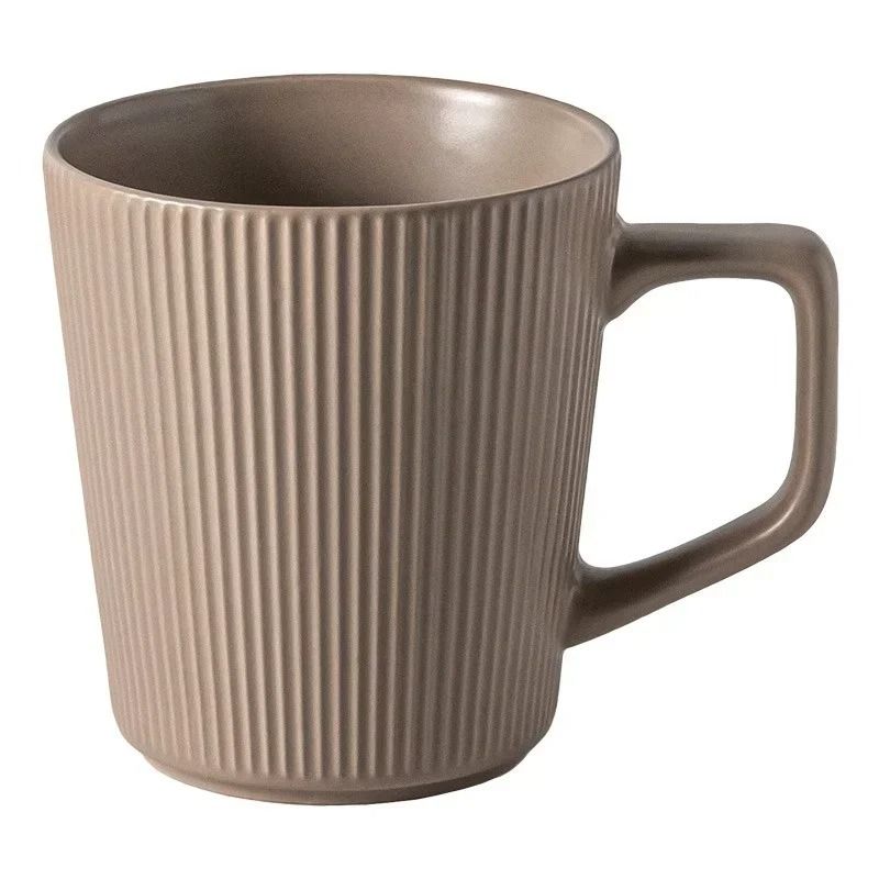 Nordic Style Striped Ceramic Mug