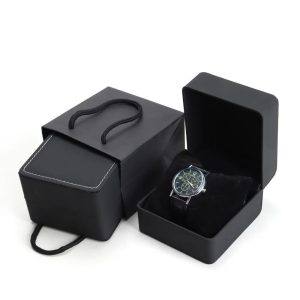 PU Leather Watch Box - Rounded Corner Gift Packaging Case