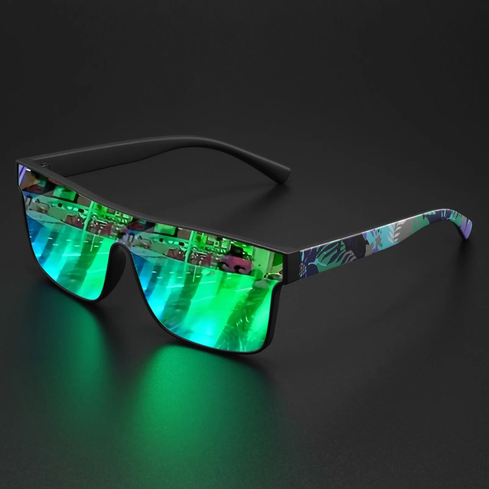 Panoramic Square Sports Performance Sunglasses