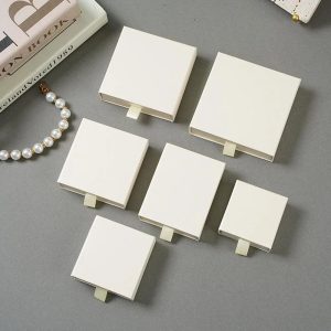 Paper Jewelry Gift Box Set - High-Performance Organizer & Packaging for Rings, Earrings & Wedding Favors (10pcs)