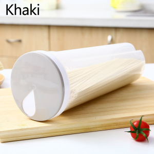 Pasta Portion Control Container - Airtight Food Grade Storage Canister for Noodles, Kitchen Pantry Organizer