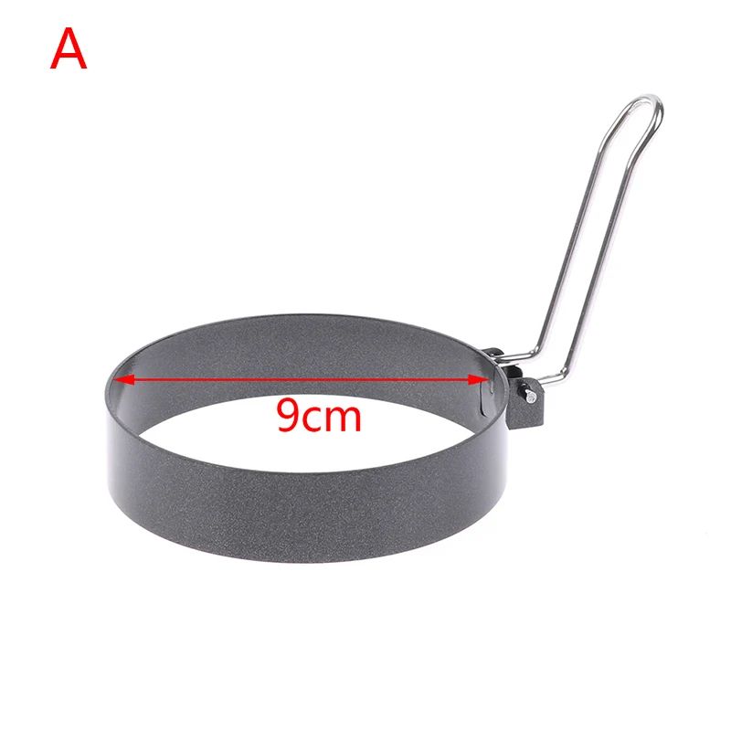 Perfect Round Pancake Ring Mold & Egg Ring Mold Set - Nonstick Metal Cooking Rings (3.5-8 in)