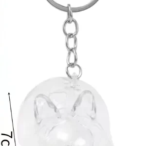 Pet Themed Souvenir Keychain, Rabbit Storage Charm, Backpack Decoration