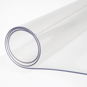 Plastic Table Cover 40 x 72 Inch, Waterproof, Scratch-Resistant PVC Desk Protector for Office, Dresser