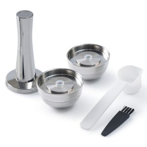 Pop Rechargeable Coffee Filter, Vertuo Next Reusable Capsule, Stainless Steel Pod