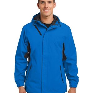 Port Authority J322 Men's Cascade Waterproof Jacket - Imperial Blue/Black - L