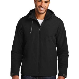 Port Authority J338 Men's Merge 3-in-1 Jacket - Deep Black - L