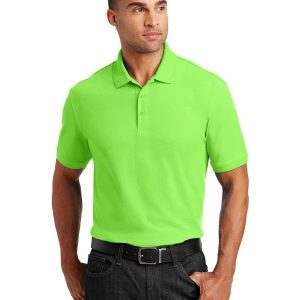 Port Authority K100 Men's Core Classic Pique Polo - Lime - XS