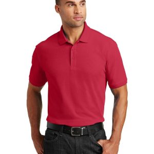 Port Authority K100 Men's Core Classic Pique Polo - Rich Red - XS