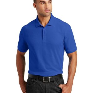 Port Authority K100 Men's Core Classic Pique Polo - True Royal - 2XL
